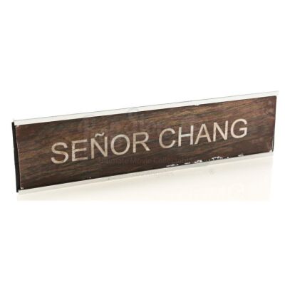 Lot # 12 - S1E24 - "English as a Second Language": Ben Chang's (as portrayed by Ken Jeong) Name Plaque